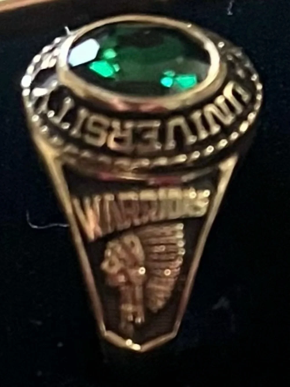 Vintage 14k Gold Jostens 1982 University High School Los Angeles Class Ring 6.69